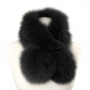 Fox Fur Collar, black